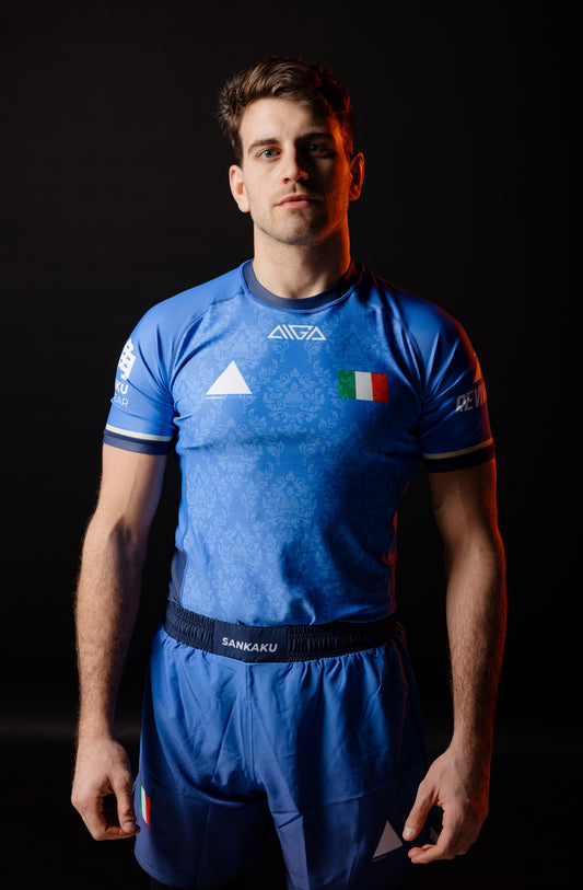 AIGA Team Italia 2.0  Rashguard Sankaku Fightwear