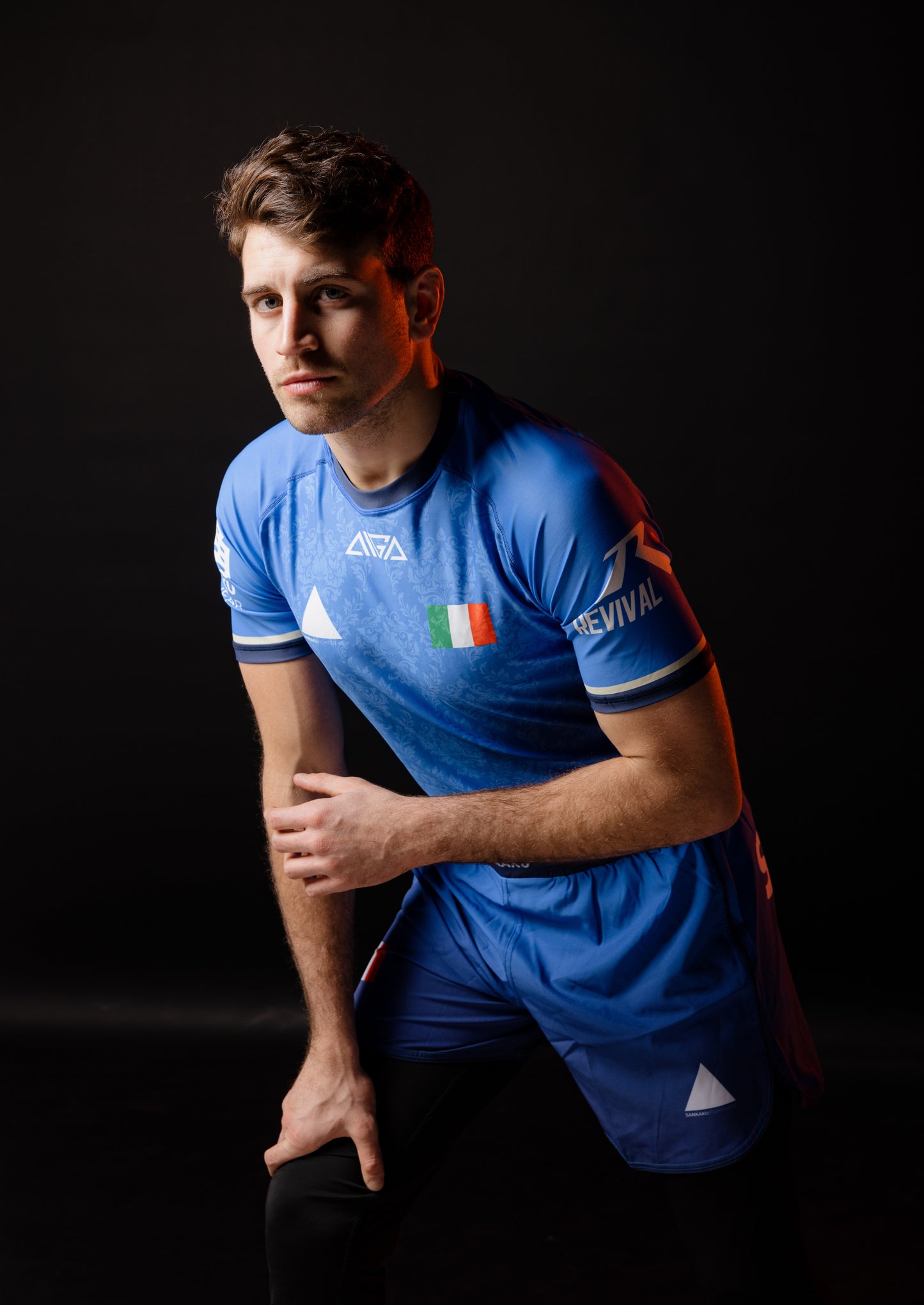 AIGA Team Italia 2.0  Rashguard Sankaku Fightwear